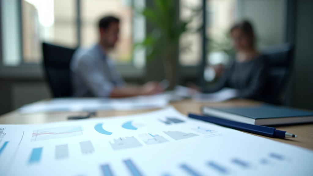 Espace de travail avec documents de recherche économique, graphiques et analyses de transformation automobile