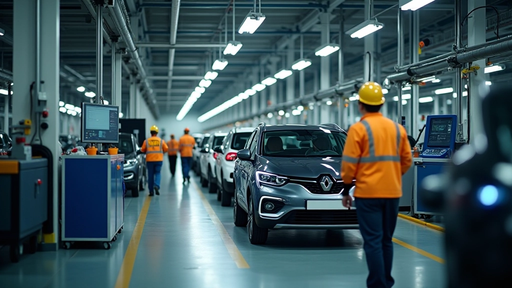 Chaîne de production automobile électrique