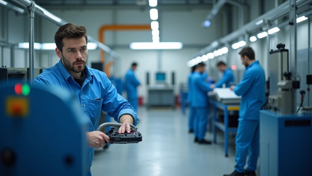 Centre de formation professionnelle avec équipement de test pour batterie électrique et technologie électrique